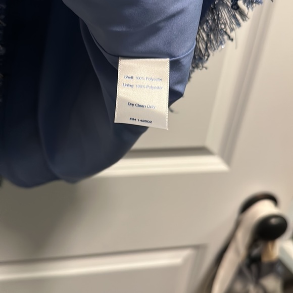 Sail to Sable blue multi tweed dress - Picture 7 of 7